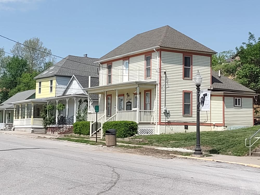 Some houses just off of Main Street