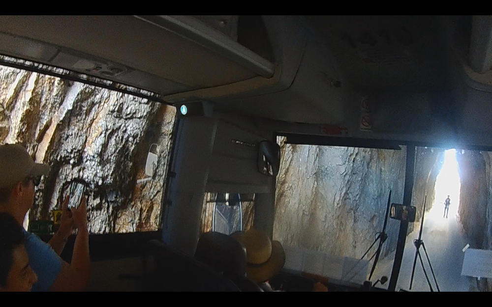 Side view, how close we are.