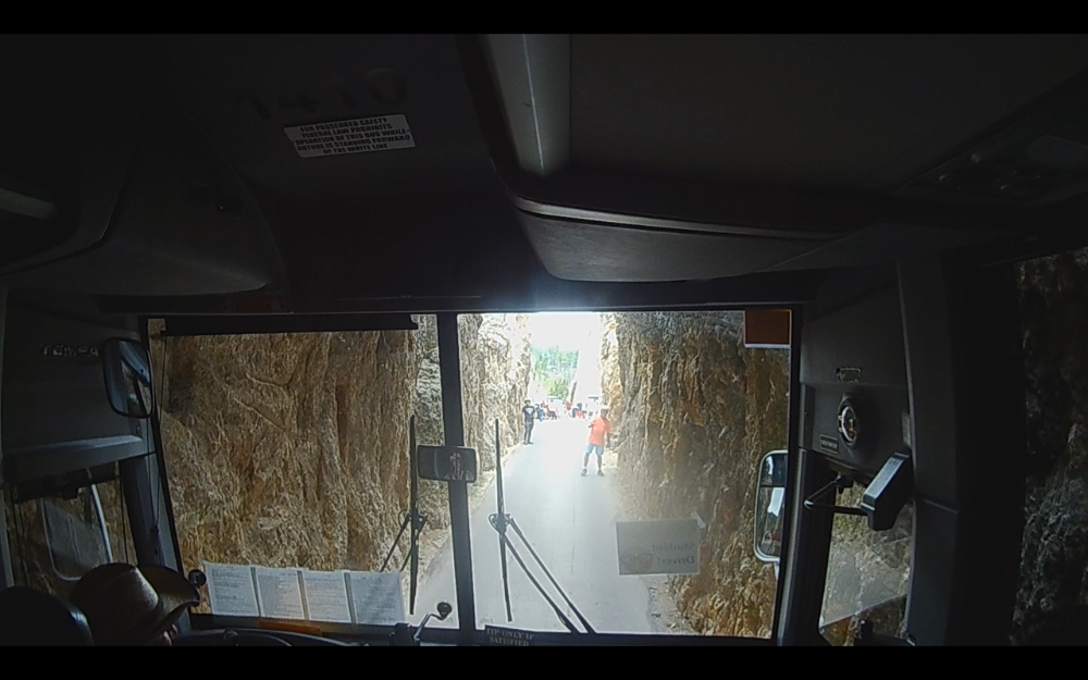 Checking the other side.