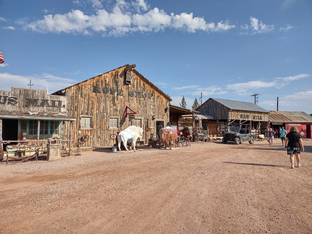 More of the movie sets at Fort Hays.