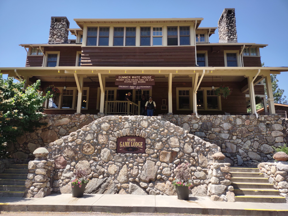 Lunch at State Game Lodge.