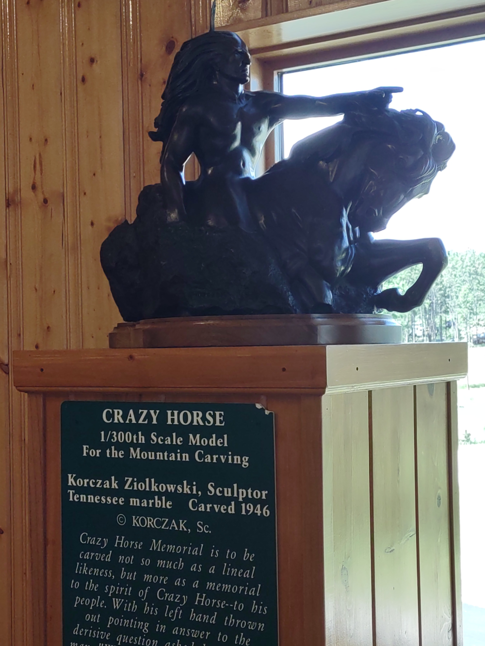 The model of what it will look like when finished.