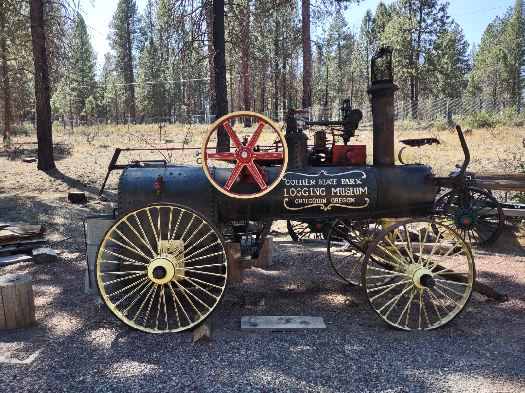 Old logging machine.