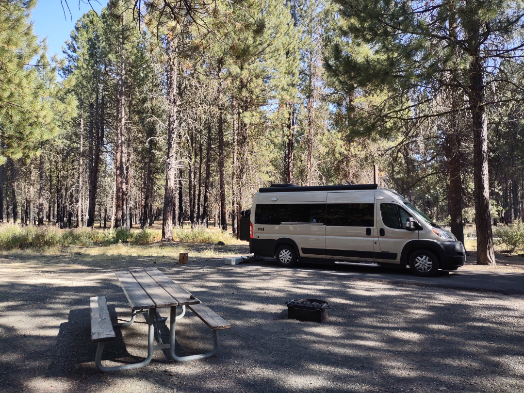 Back to Collier State Park. Our Campsite.