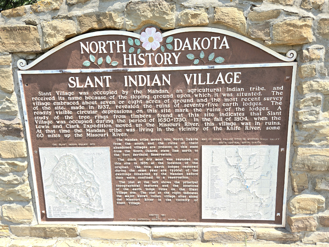 The Plaque for Slant Village