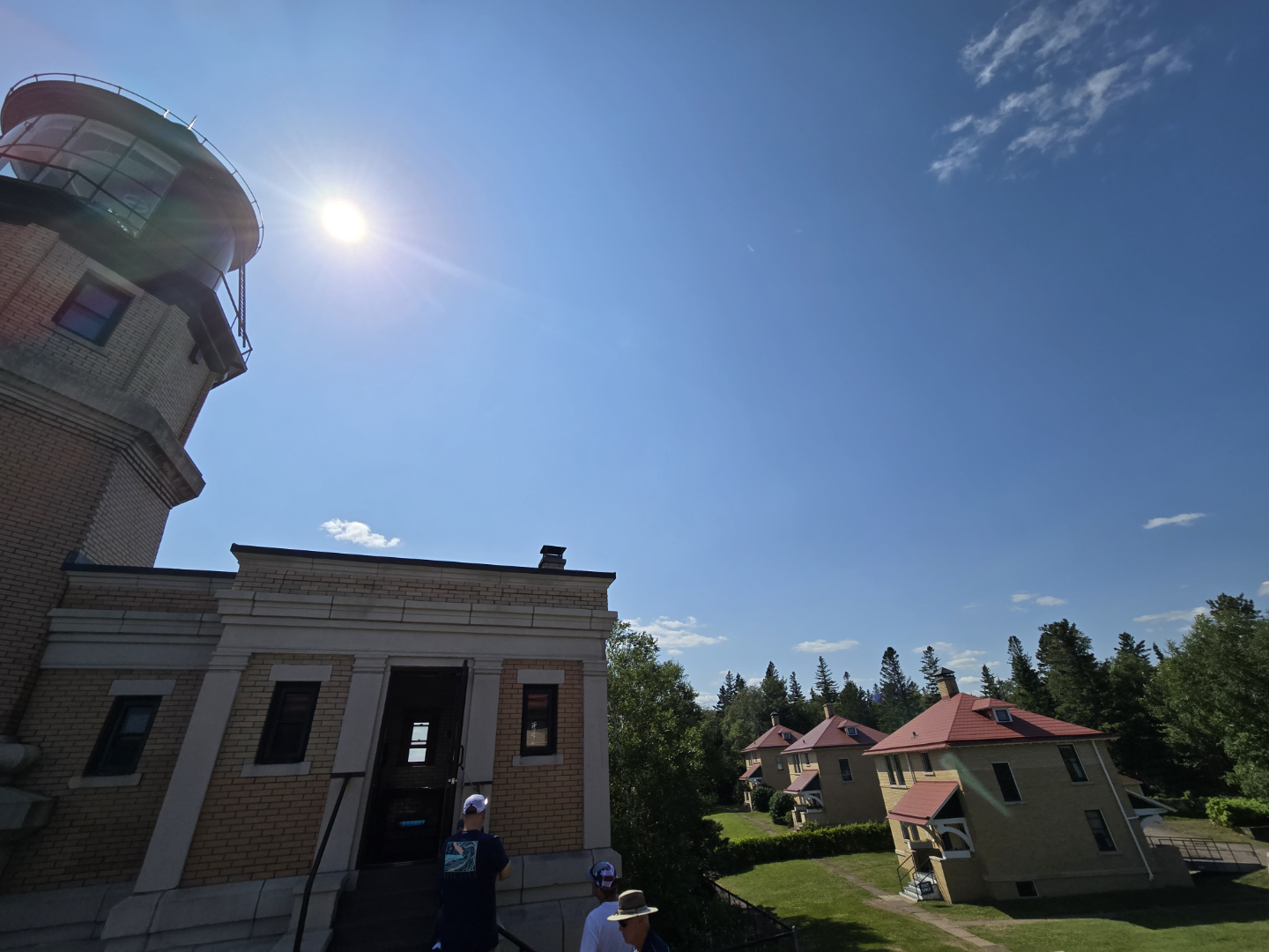 The Lighthouse showing where folks lived.